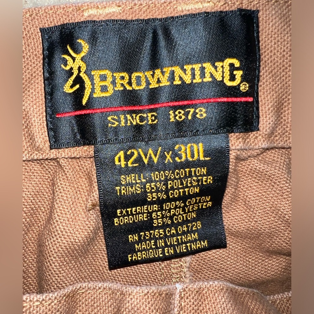 Browning Brown Pants 42W x 30L
